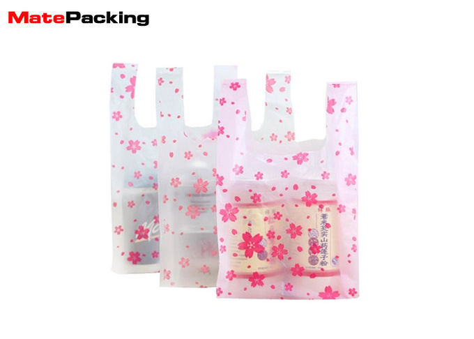 Grocery Biodegradable Packaging Bags , Food Package Supermarket Plastic Bags