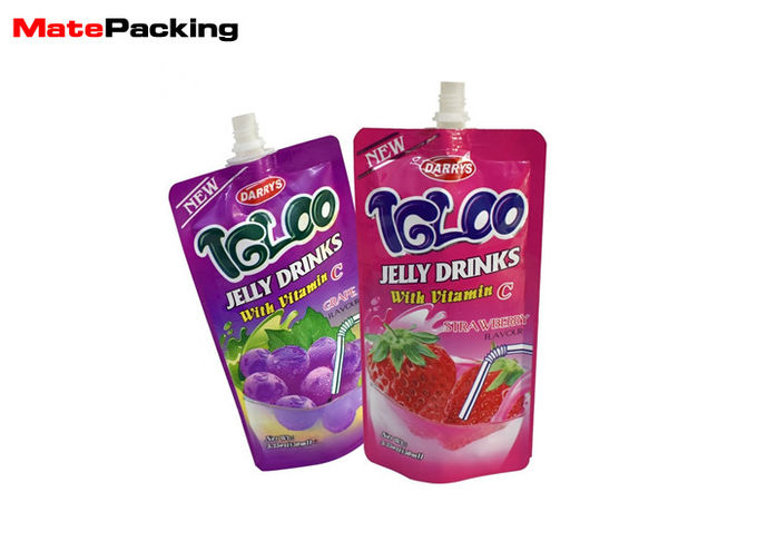 Colorful Printing Bottom Gusset Spout Pouch Baby Food Juice Packaging